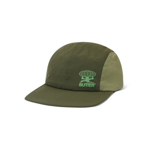Nylon 4 Panel Cap - beech green main image 1