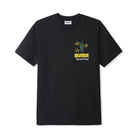 【BUTTER GOODS】 Stone Flower Tee / White Stone Flower Tee – Butter Goods