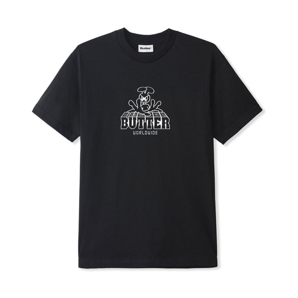 【BUTTER GOODS】 FUTURISTIC SOUNDS TEE BLACK Butter Goods Futuristic Sounds T-shirt Black | S | 1123042_S