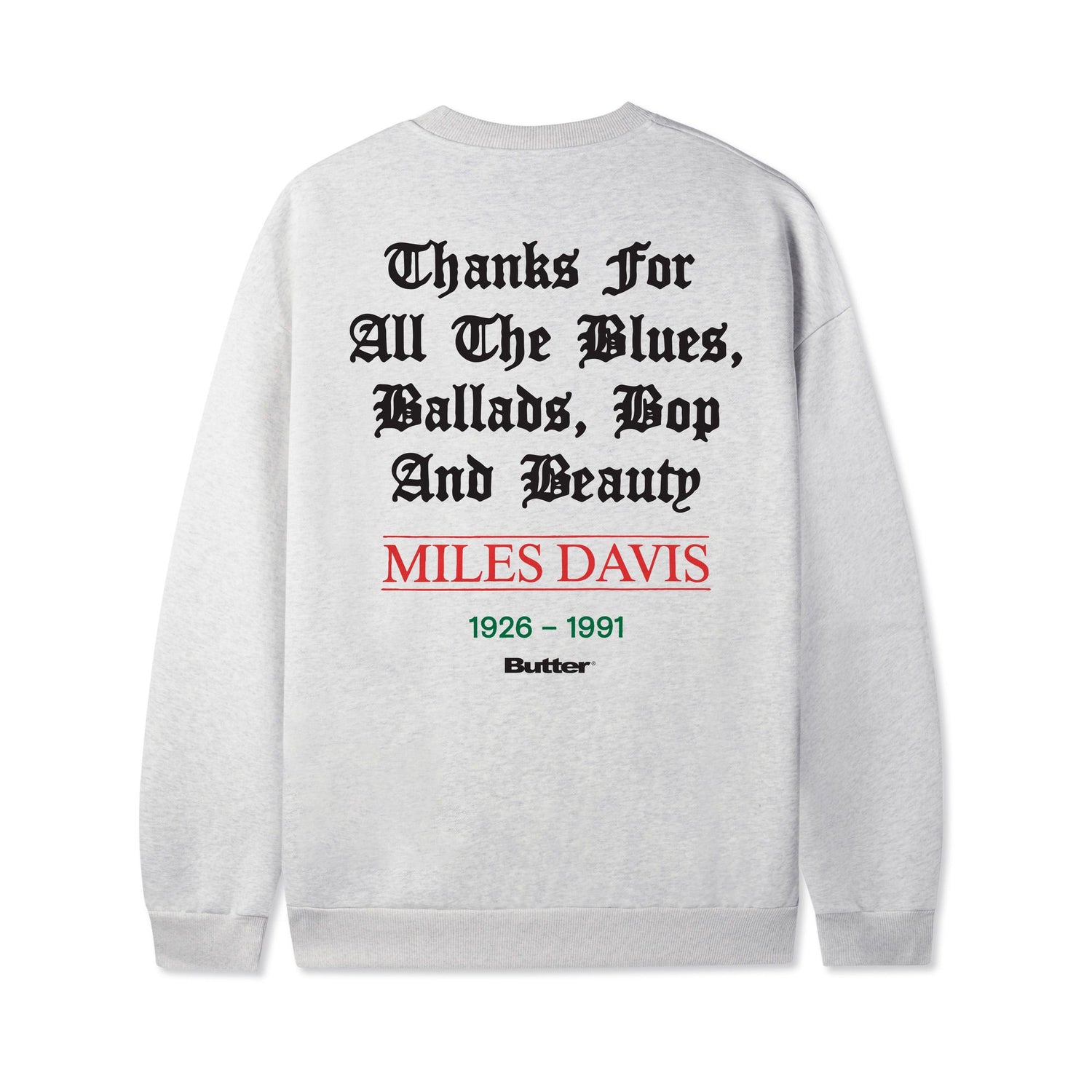 Thanks Crewneck, Ash