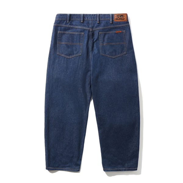 Baggy Denim Jeans, Dark Indigo – Butter Goods