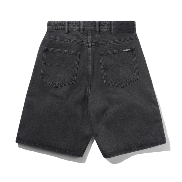Baggy Denim Shorts, Distressed Black – Butter Goods