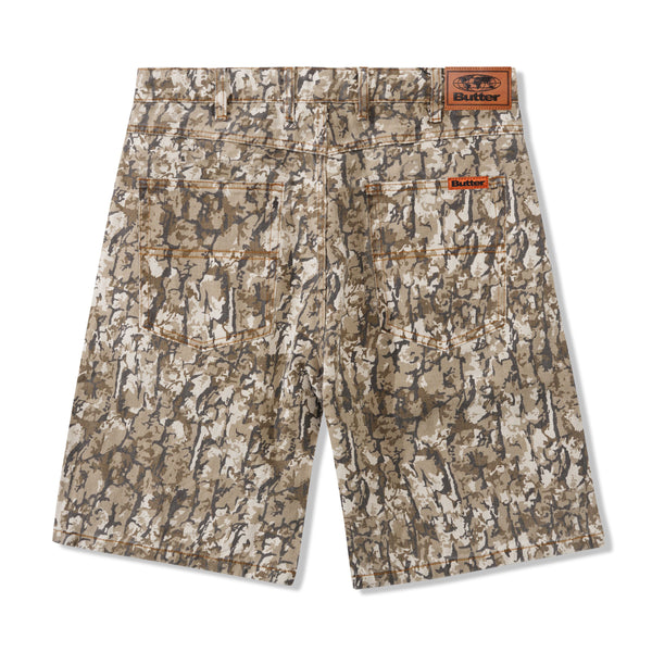 Bark Camo Denim Shorts, Tan – Butter Goods