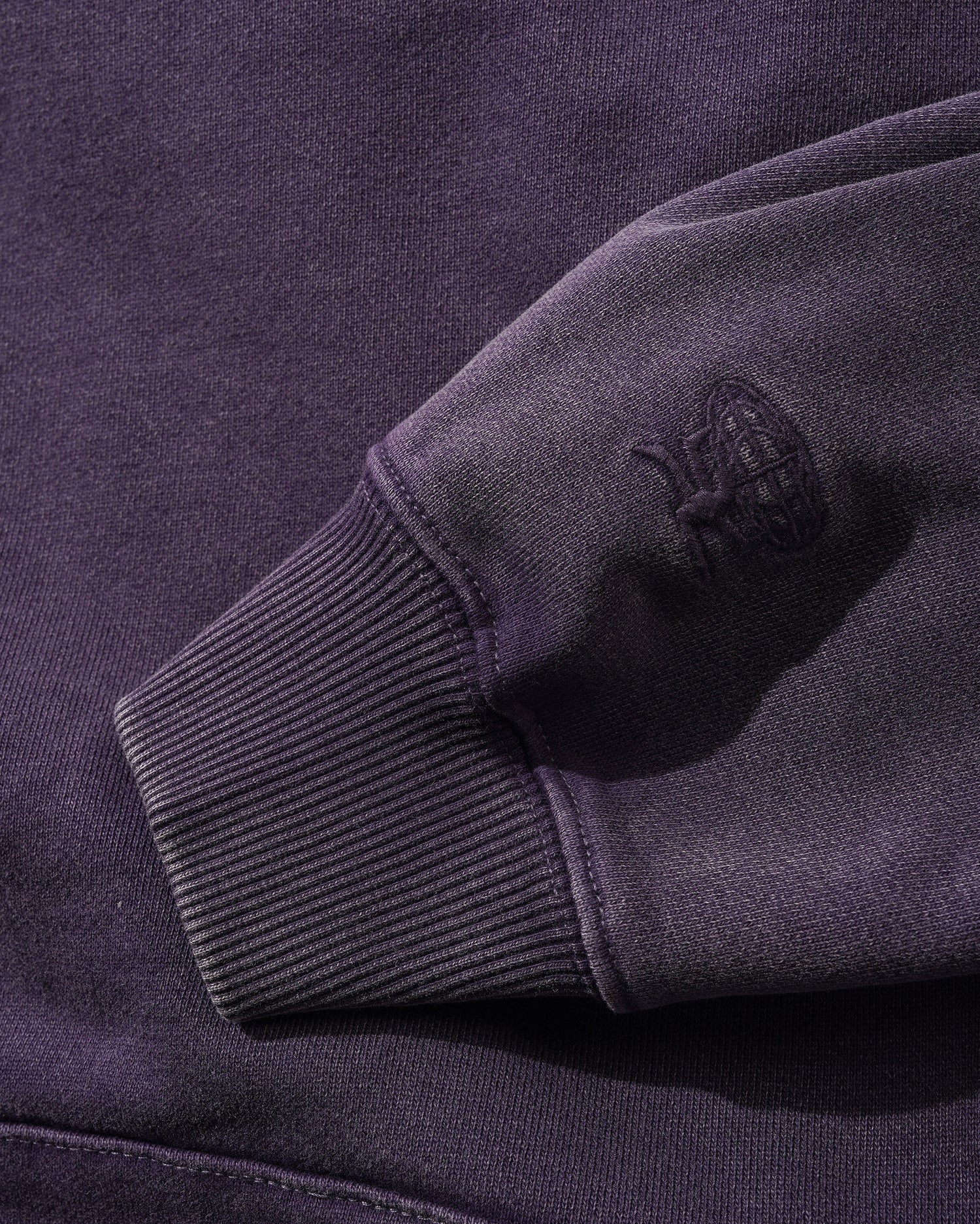 Basic Pullover Hood, Washed Mulberry