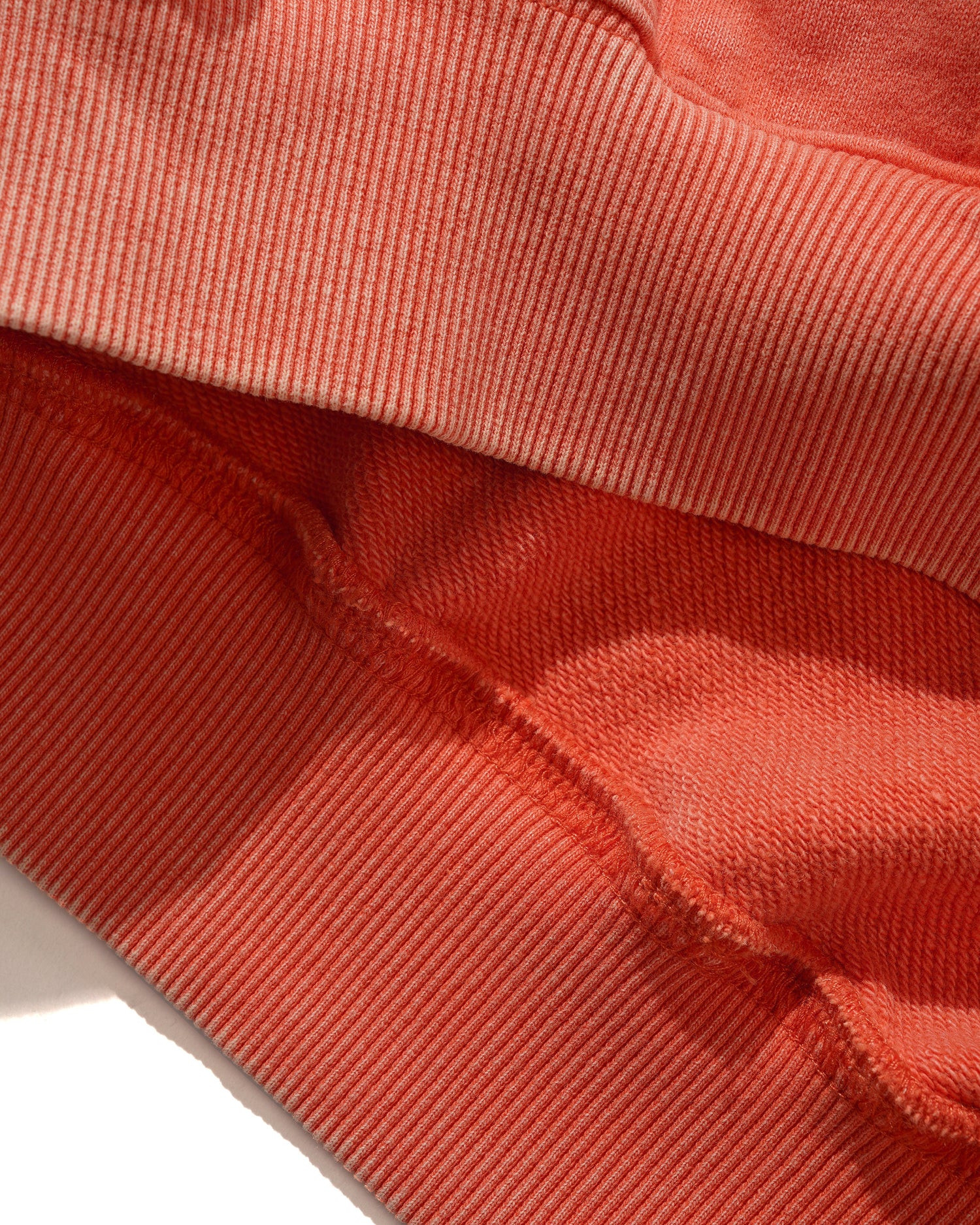 Basic Pullover Hood, Washed Blood Orange