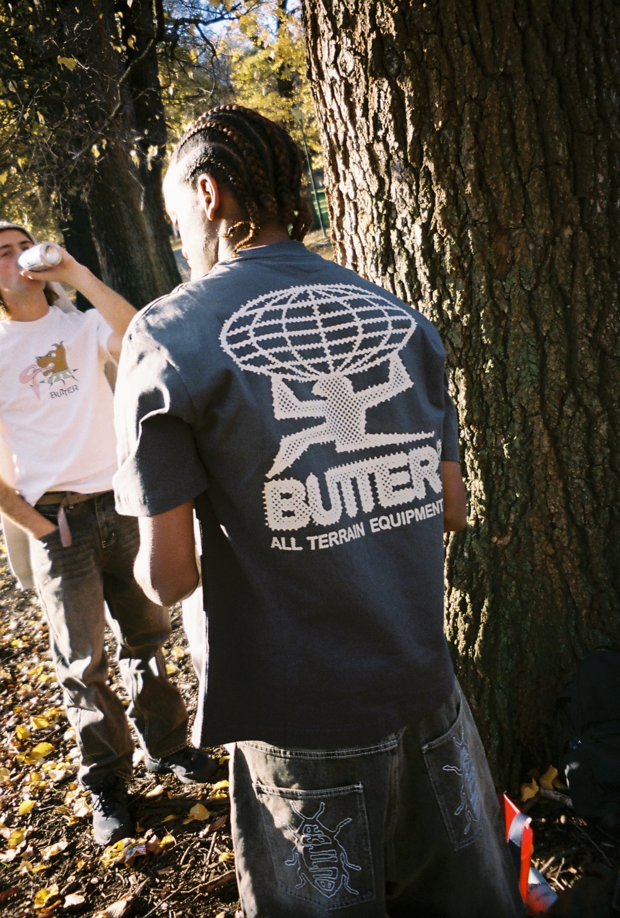 Terrain Tee, Washed Black
