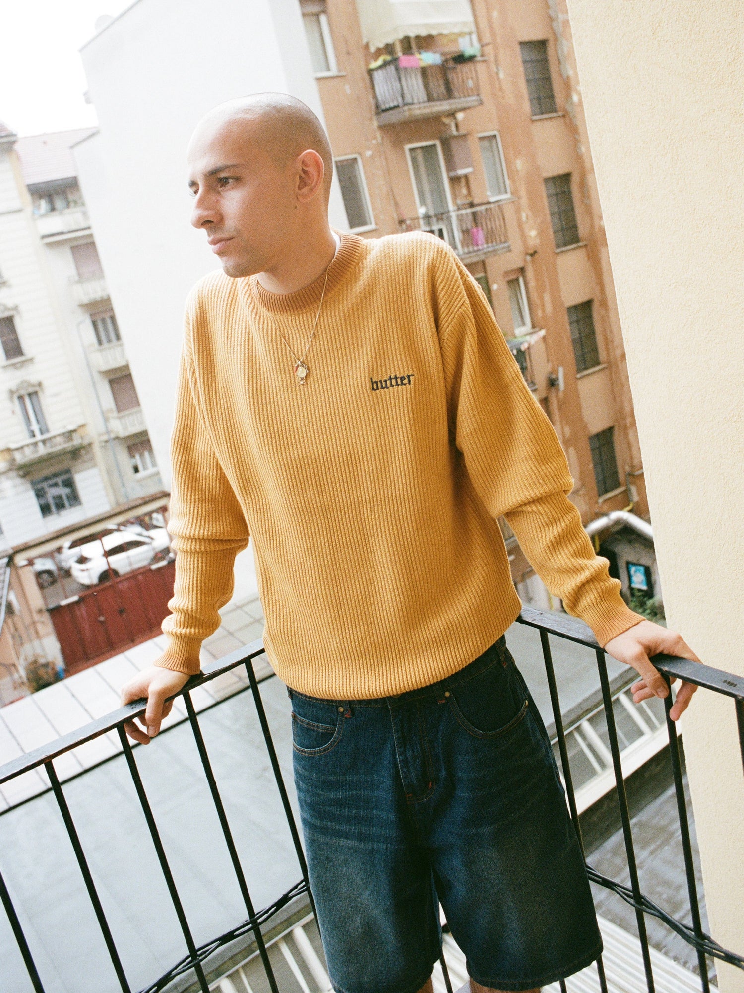 Fade Knit Sweater, Sunburst