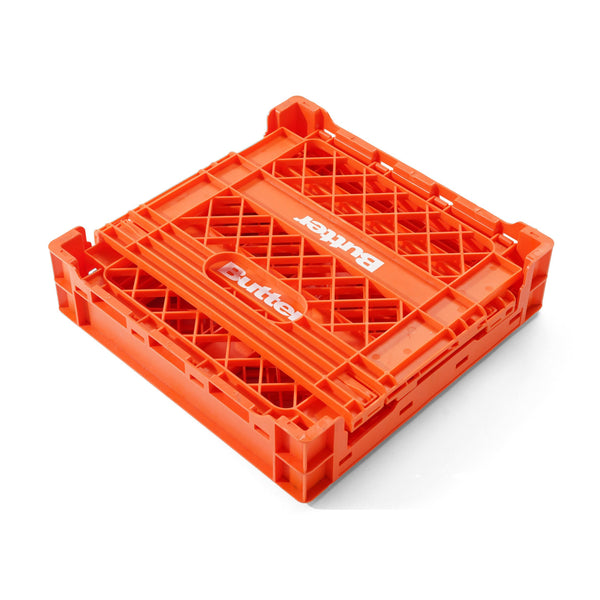 Collapsable Record Crate, Orange – Butter Goods