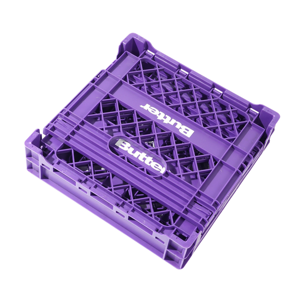 Collapsable Record Crate, Purple – Butter Goods