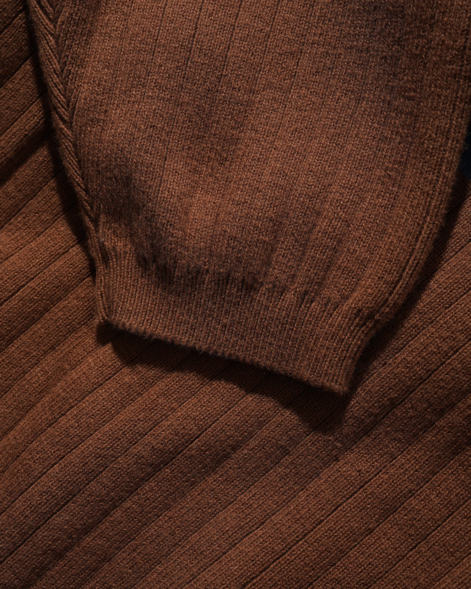 Crest Knit Sweater, Brown