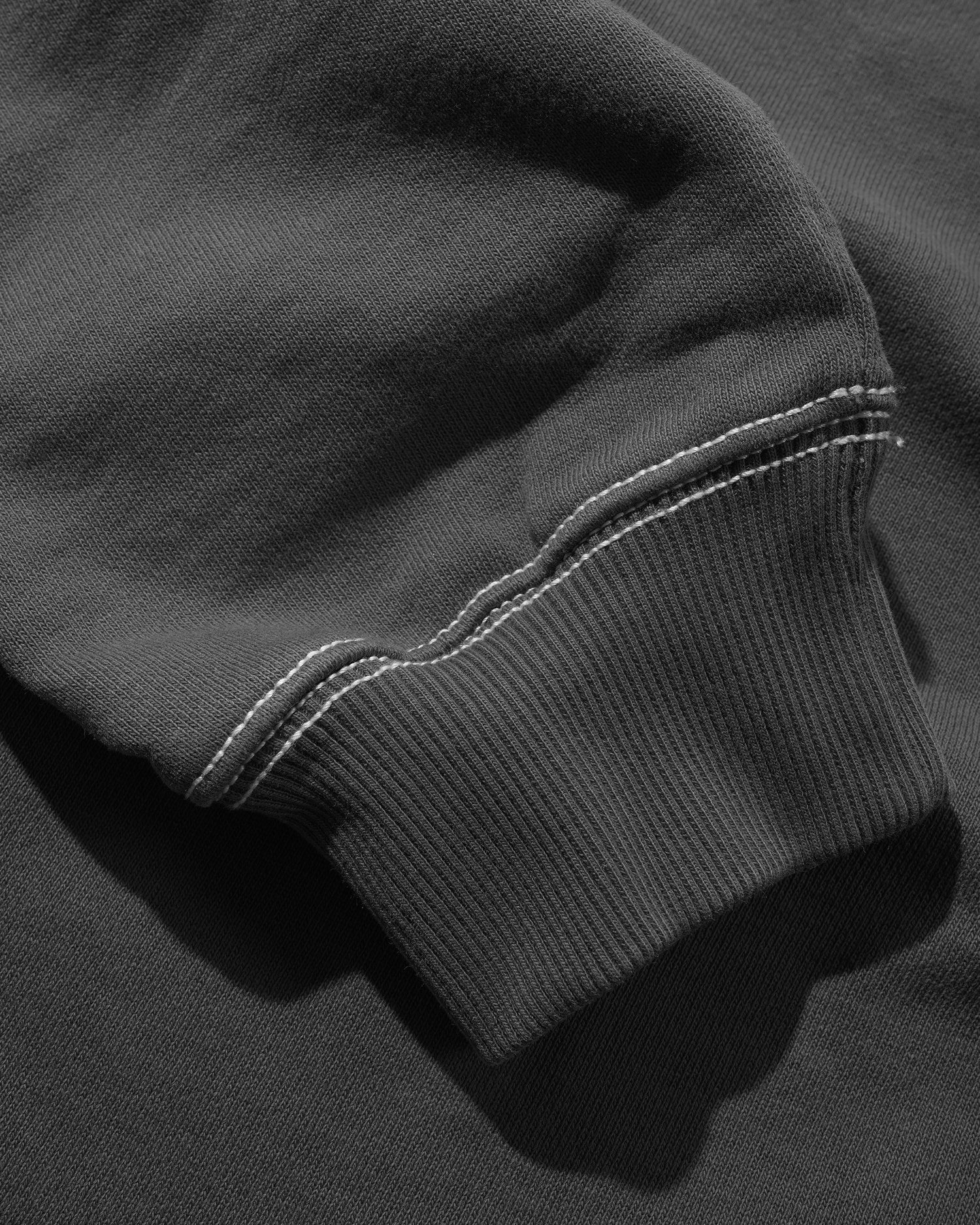 Crust Crewneck, Washed Charcoal
