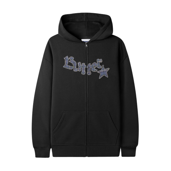 Edge Applique Zip-Thru Hood, Black – Butter Goods