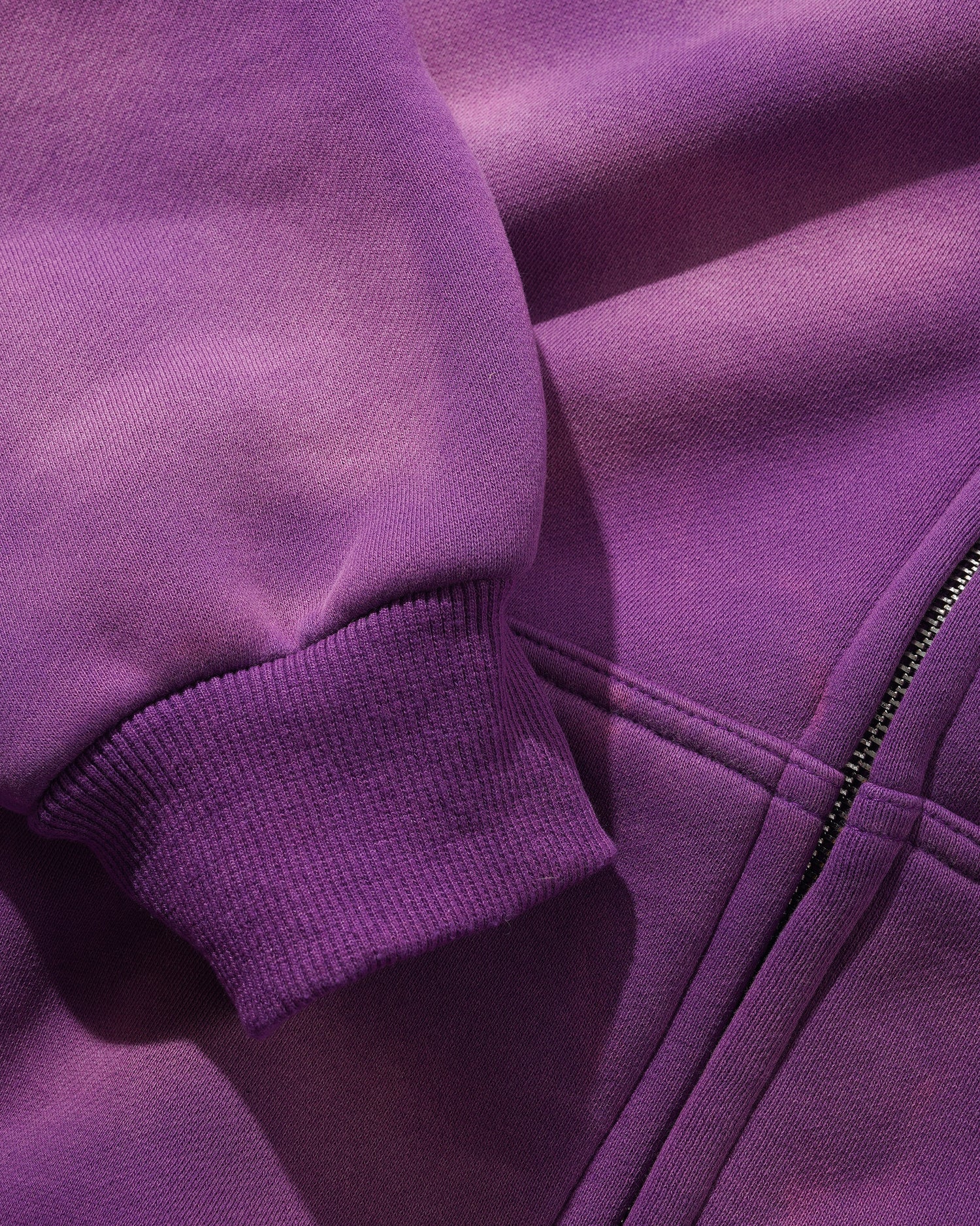 Encounter Zip-Thru Hood, Washed Purple