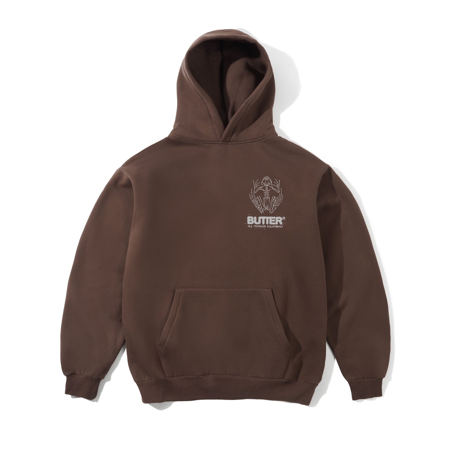 Fossil Pullover Hood, Brown