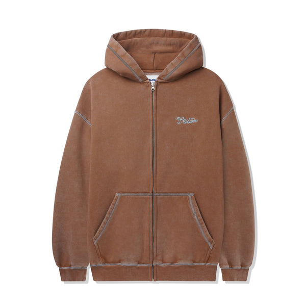 【BUTTER GOODS】 Sight And Sound Pullover Hood / Brown JiveZip-