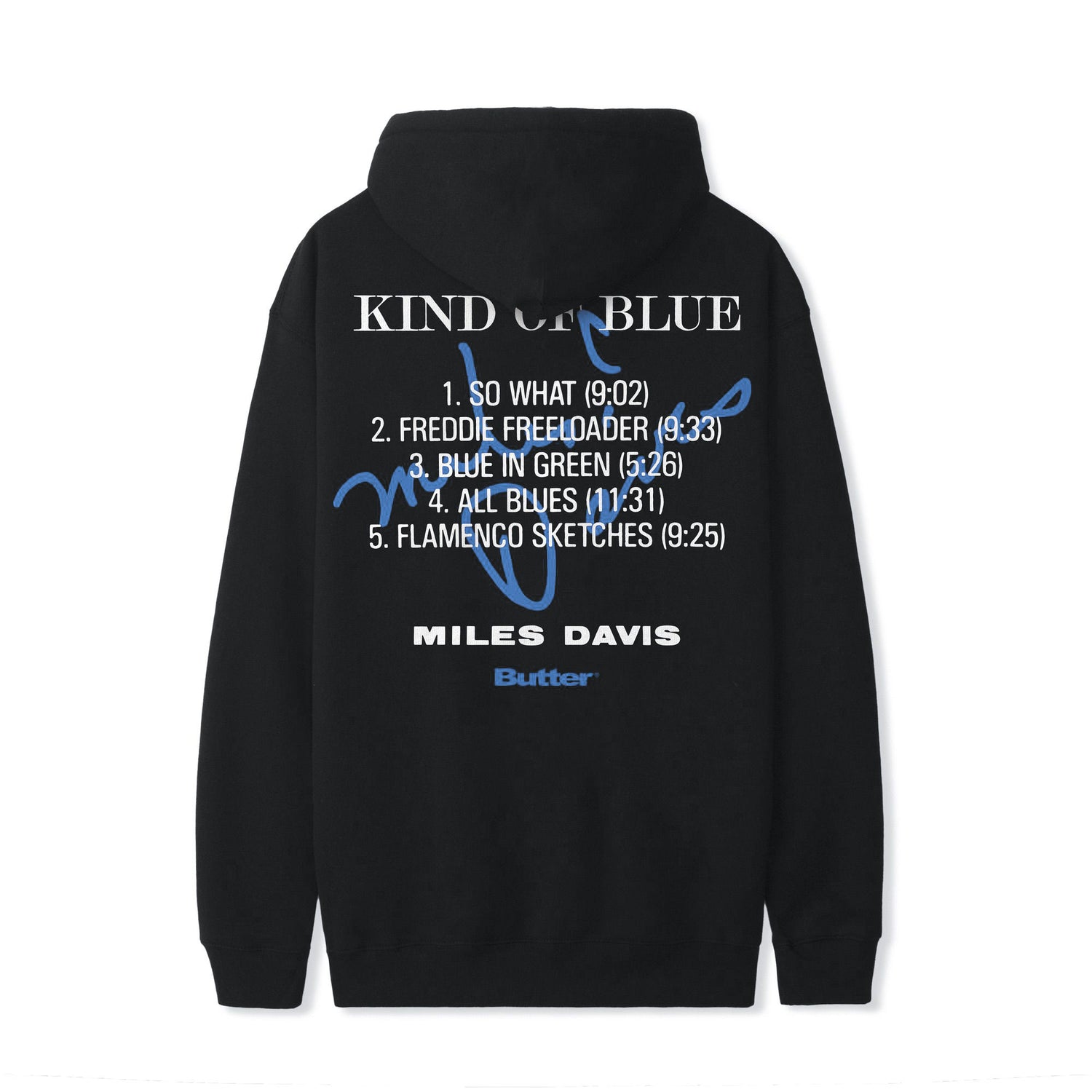 Kind Of Blue Pullover Hood, Black
