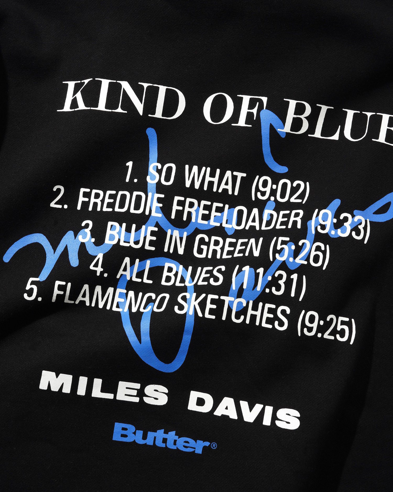 Kind Of Blue Pullover Hood, Black