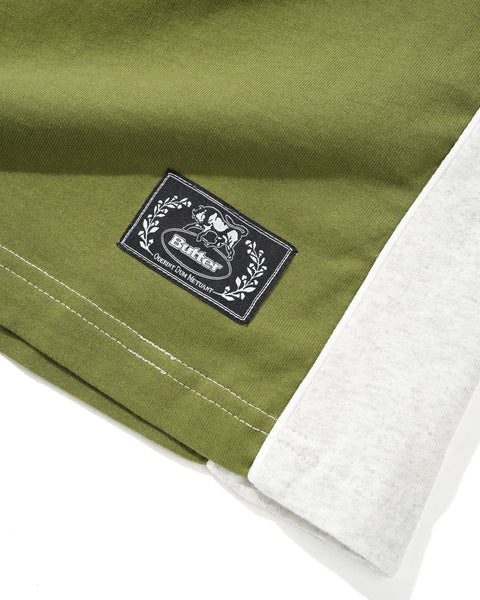 【BUTTER GOODS】 Lap S/S Tee, Moss Lap S/S Tee, Moss – Butter Goods