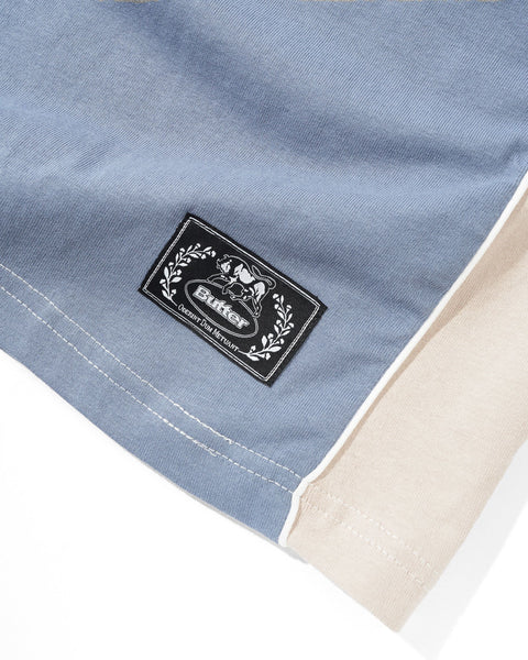 【BUTTER GOODS】 25SS Lap S/S Tee 半袖 ロゴ Lap S/S Tee, Slate – Butter Goods