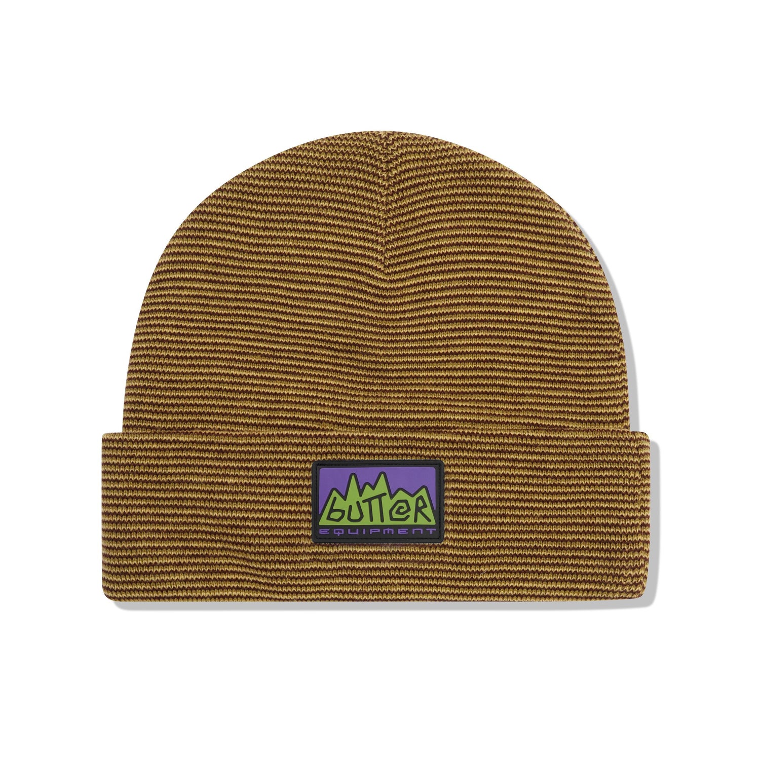 Lines Beanie, Brown