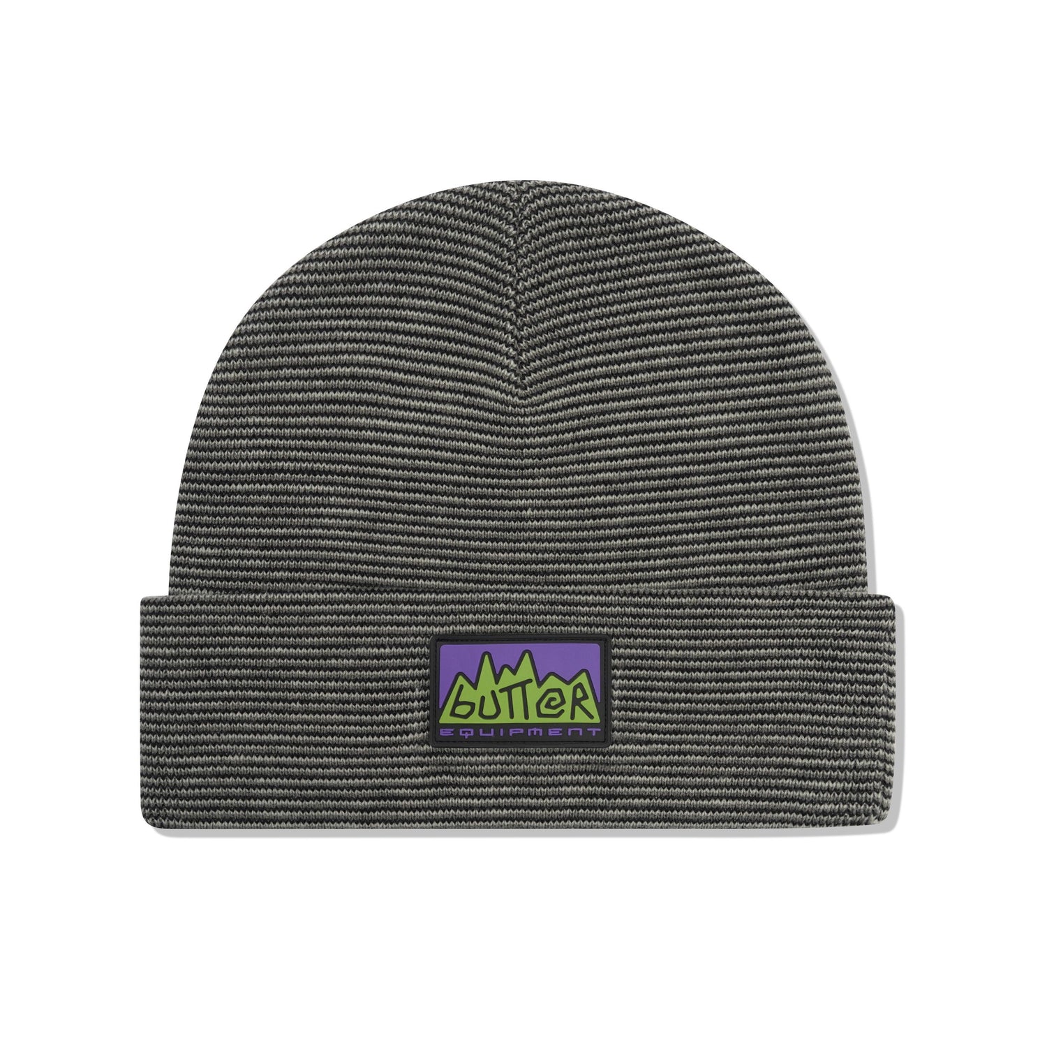 Lines Beanie, Grey