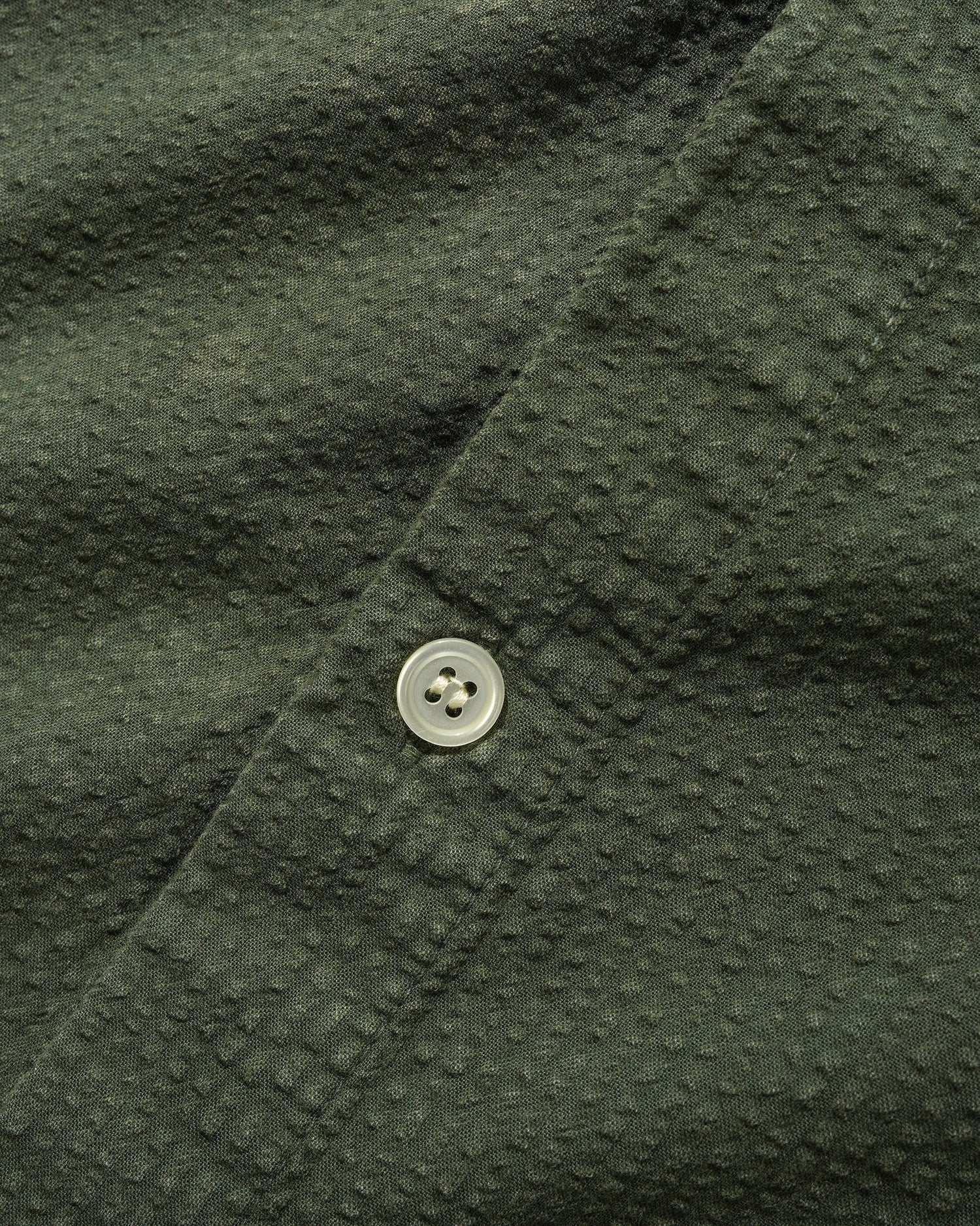 Overdye Seersucker S/S Shirt, Army