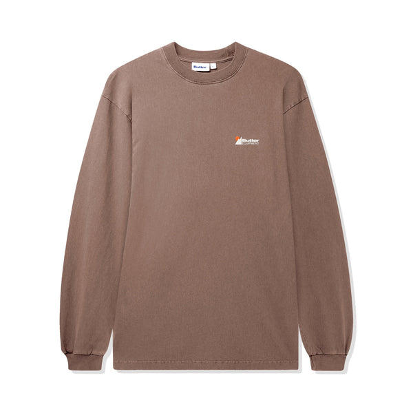 【BUTTER GOODS】Pigment Dye L/S Tee - Washed Navy Butter Goods Pigment Dye Long Sleeve T-Shirt - Washed Black