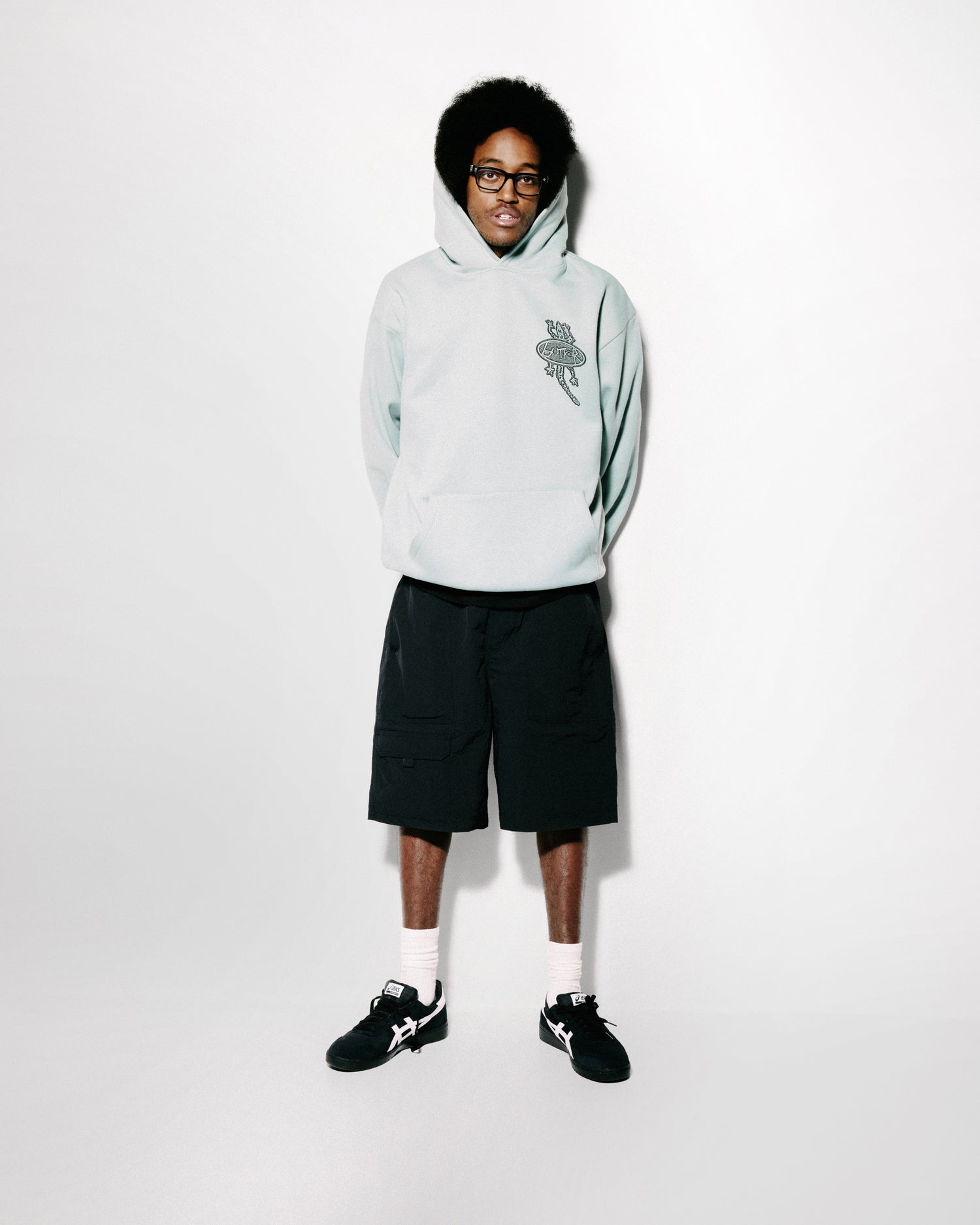 Wipeout Pullover Hood, Dolphin