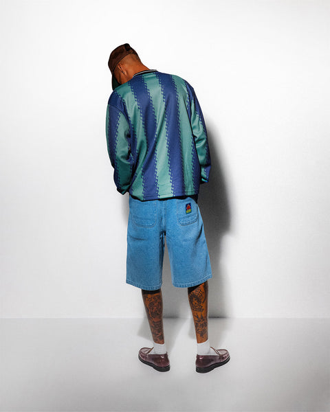 【BUTTER GOODS】Atlas L/S Jersey - Navy Butter Goods Atlas LS Jersey Navy - Orchard Skateshop