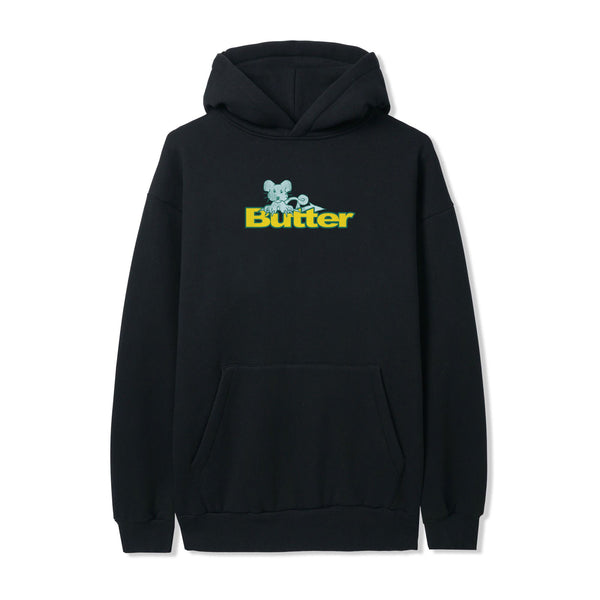 【BUTTER GOODS】BUGS LOGO PULLOVER HOOD / BLACK Insect Pullover Hood, Black – Butter Goods