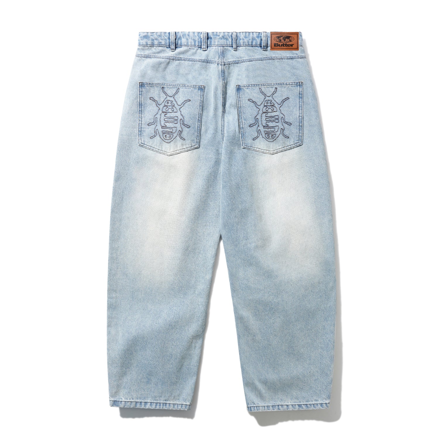 Roach Denim Jeans, Distressed Indigo