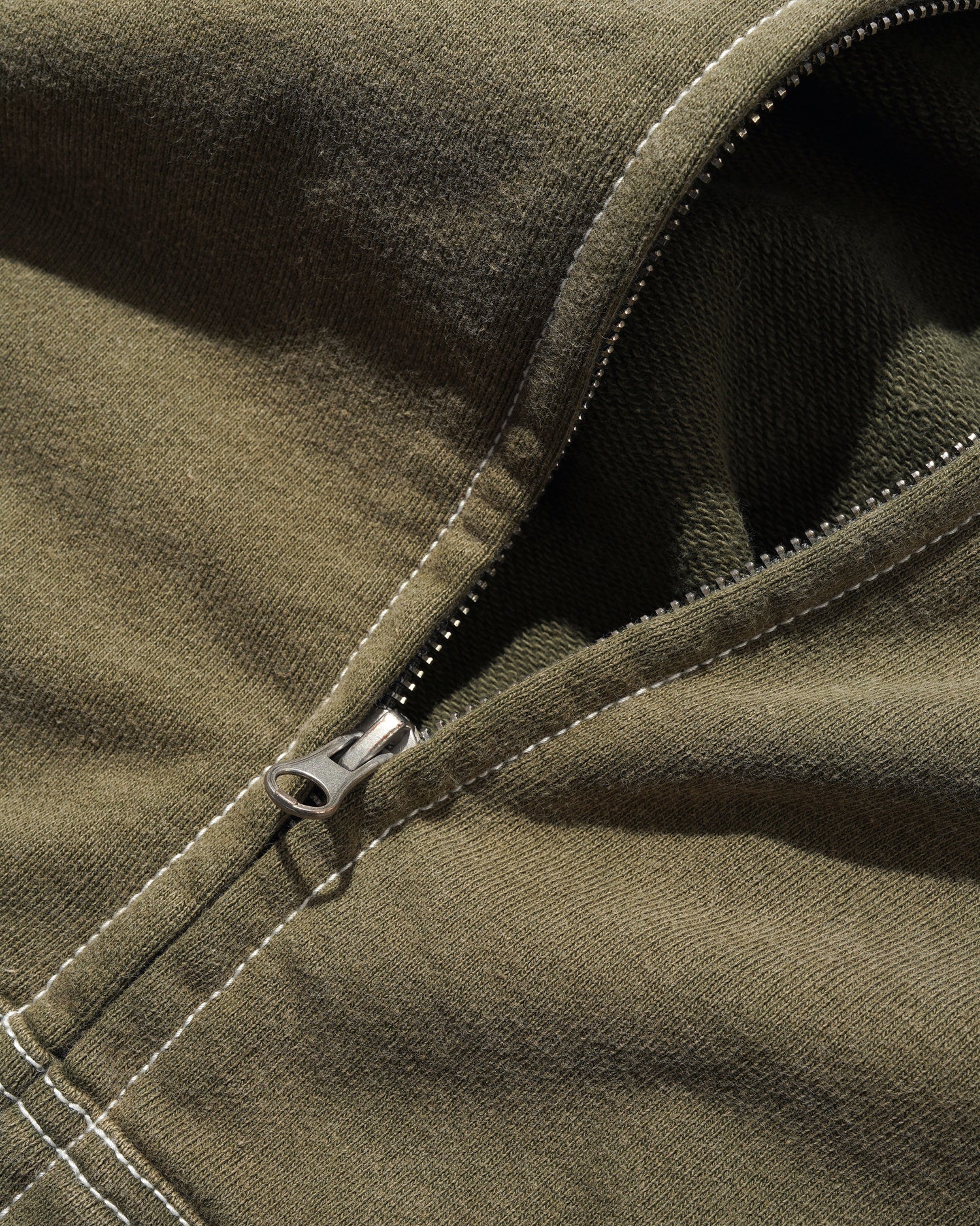 Sketch Zip-Thru Hood, Army