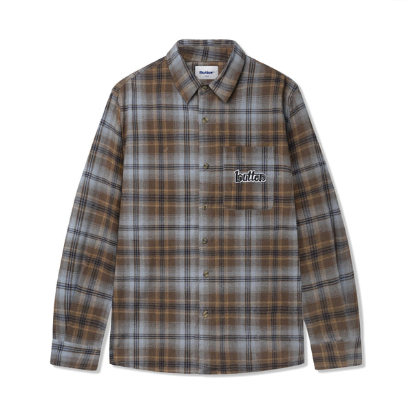 SwirlPlaidShirtBrown-