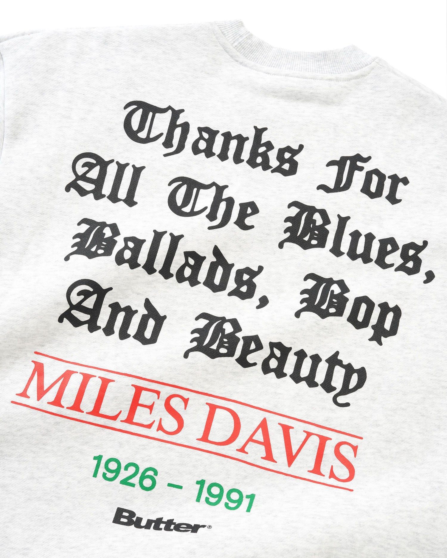 Thanks Crewneck, Ash