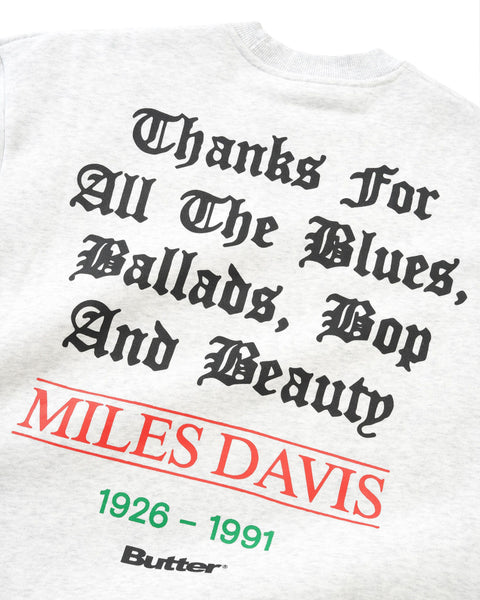 Thanks Crewneck, Ash – Butter Goods