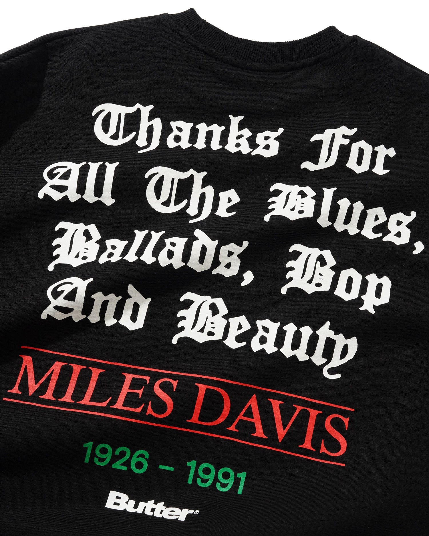 Thanks Crewneck, Black