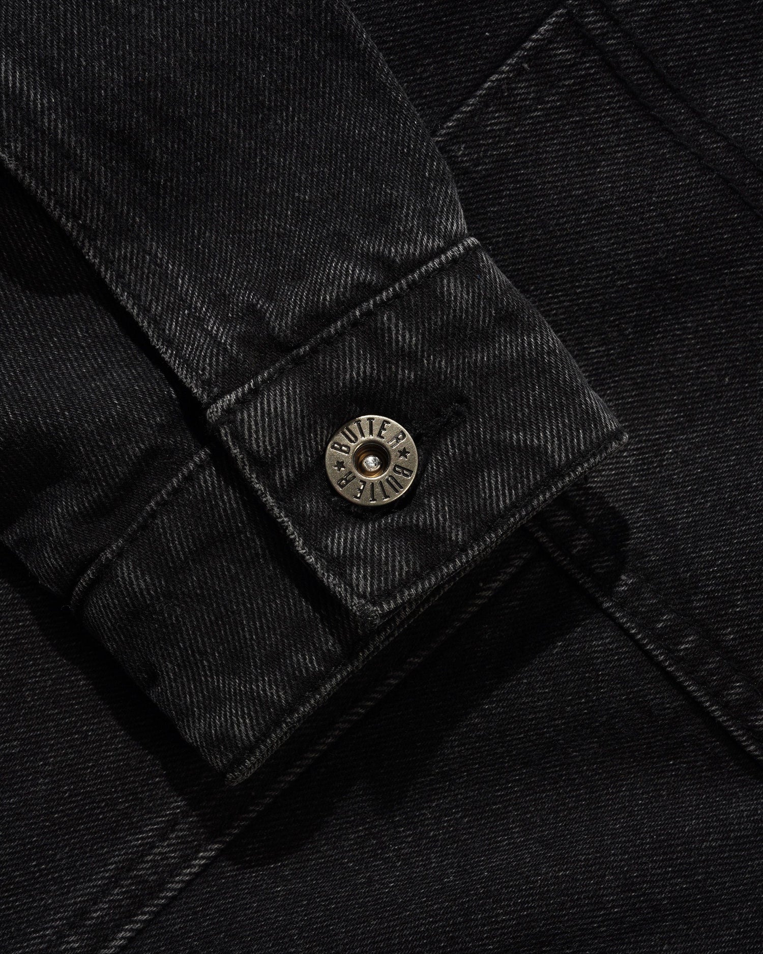 Trucker Denim Jacket, Washed Black