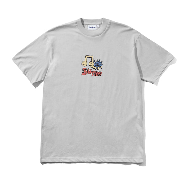 【BUTTER GOODS】INK TEE / CEMENT Butter Goods Ink T-Shirt Cement | Fast Times Skateboarding
