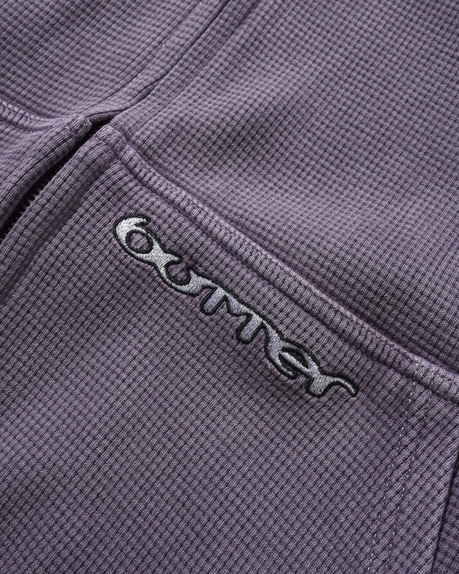 Waffle Zip-Thru Hood, Urchin Overdye