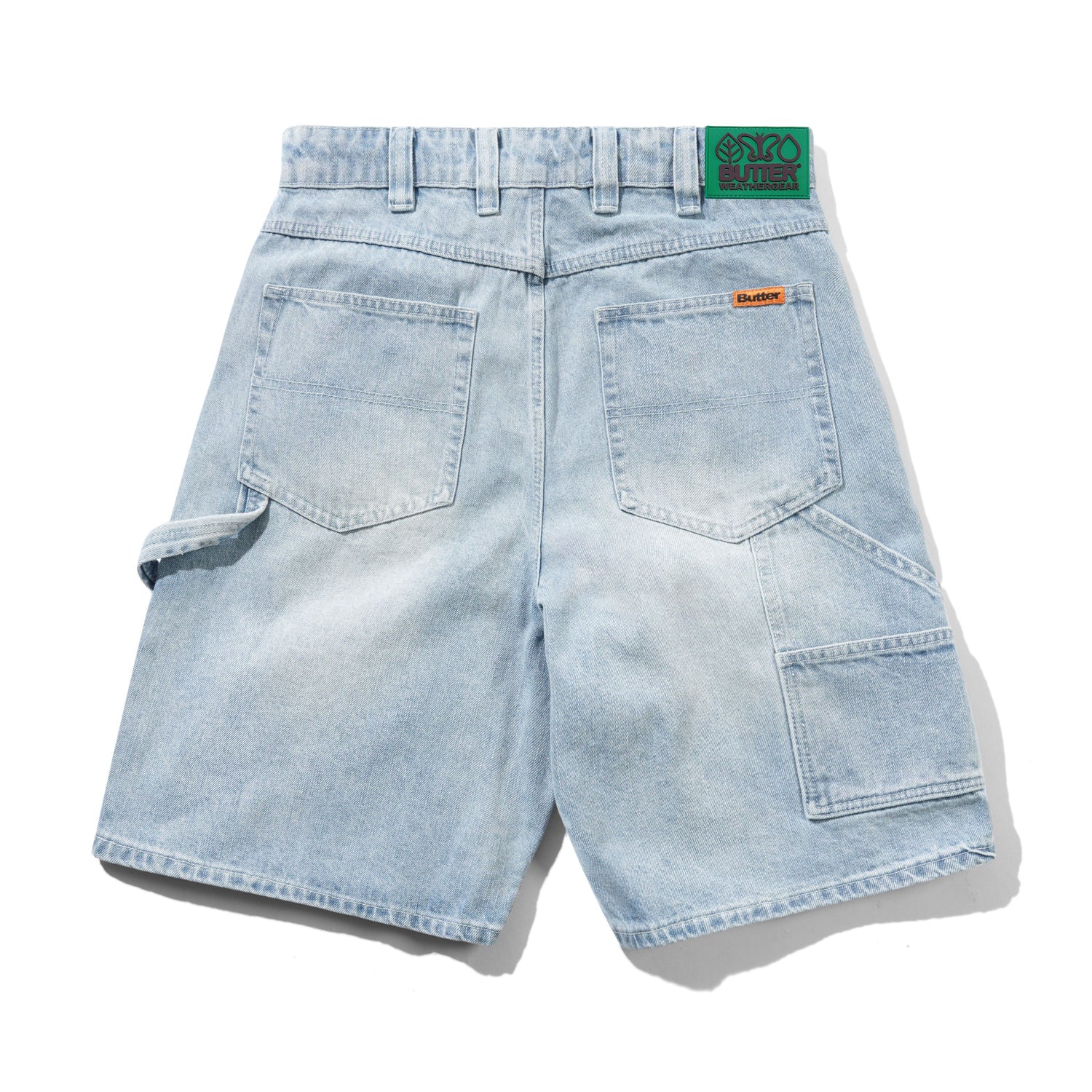 Weathergear Denim Shorts, Faded Blue