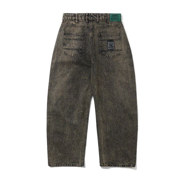 【COLOR iN ID】wide brown washing denim Soft Wash Straight Brown Jeans | Express