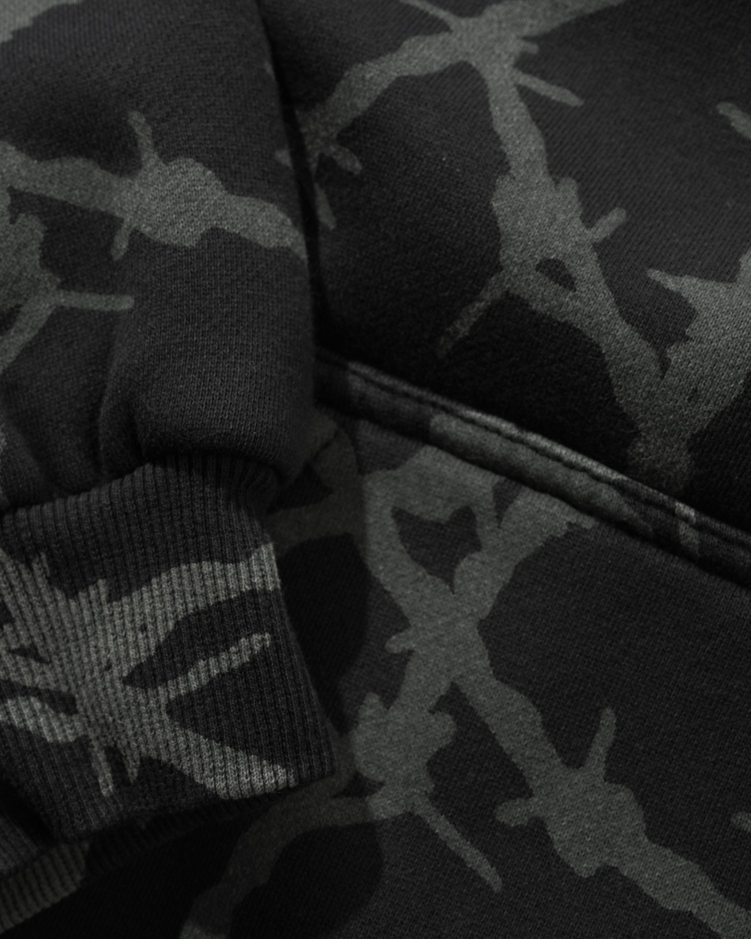 Wired Zip-Thru Hood, Charcoal