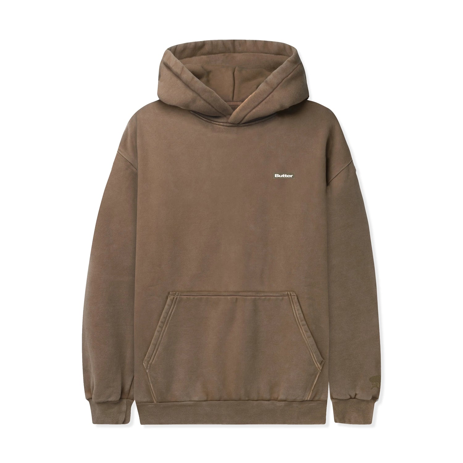 Basic Pullover Hood, Washed Brown