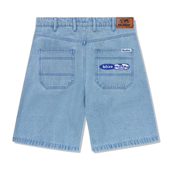 ★NOIAGO★ Bermuda denim pants light blue NOI1565 Bermuda shorts in light denim light blue denim | Calliope