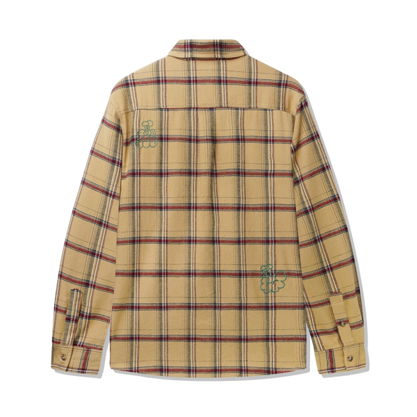 【BUTTER GOODS】Bugs Flannel Shirt Green Ace Shirt, Green – Butter Goods