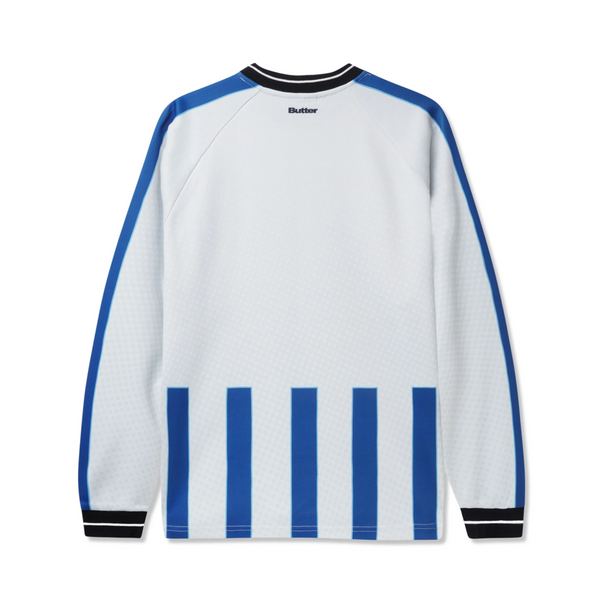 Butter Goods Corrosive LS Jersey サッカーシャツ Corrosive LS Jersey, White – Butter Goods
