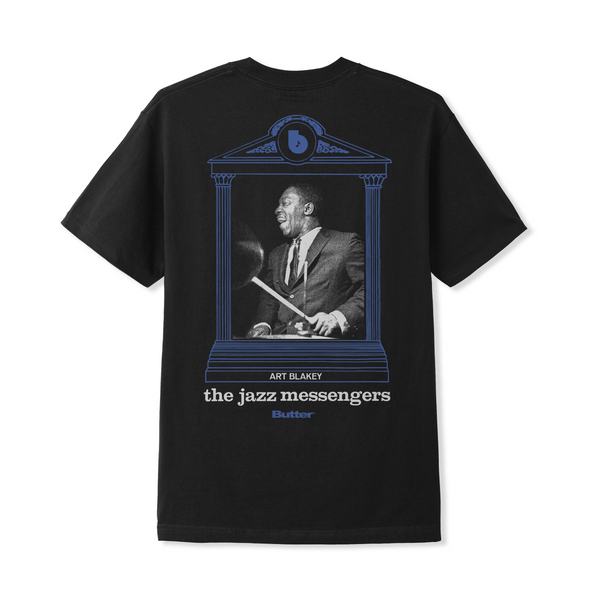 【バターグッズ】Butter Goods Jazz Messengers Tee jazzmessengersteeblack2_grande
