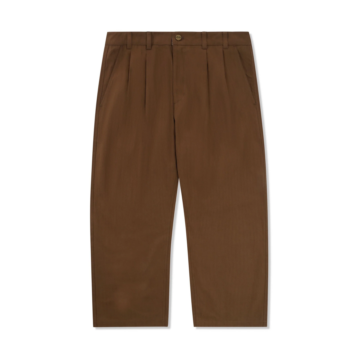 Pleated Trousers, Brown