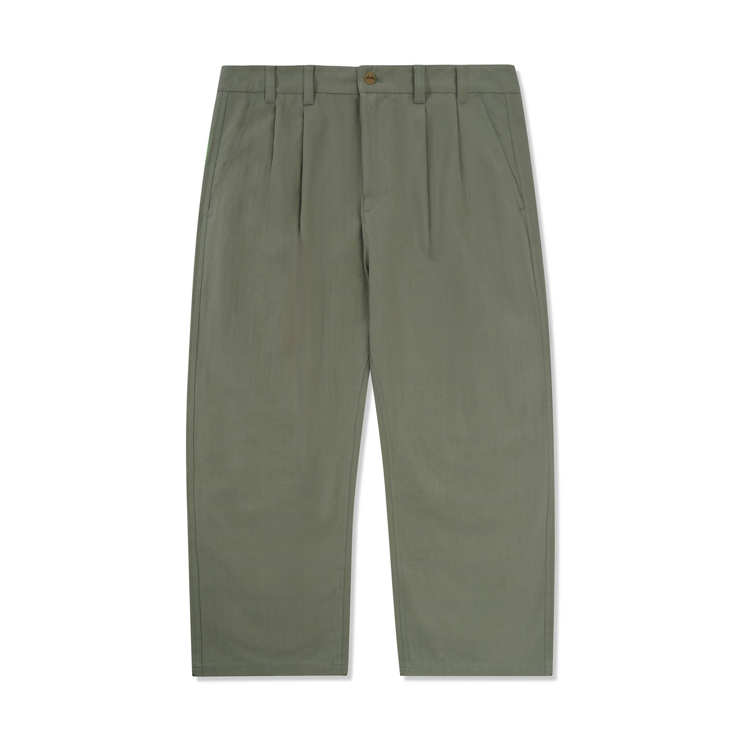 Pleated Trousers, Moss