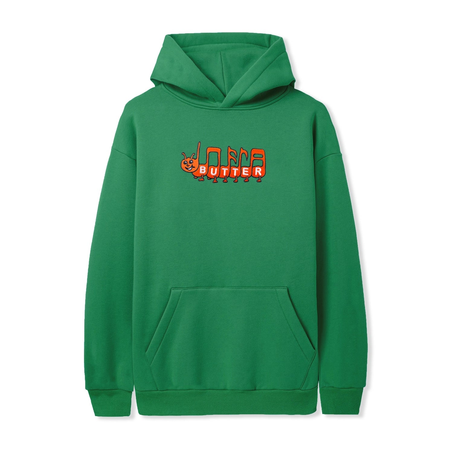 Caterpillar Embroidered Pullover, Grass